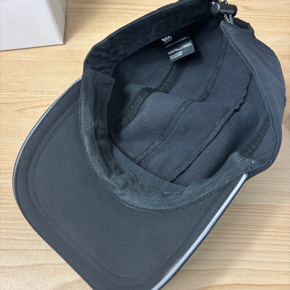 All In Motion Hat Cap‎ Panel Performance Run Running Cinch Back - Picture 9 of 12